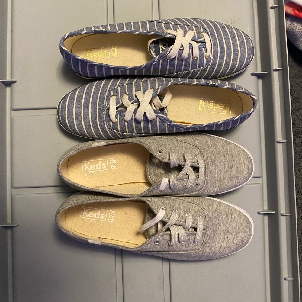 2 pairs of Keds